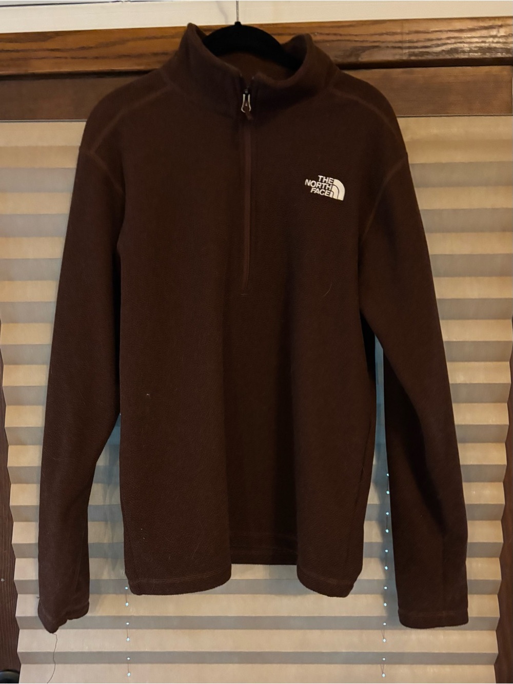 The North Face Brown Half-Zip Fleece Pullover